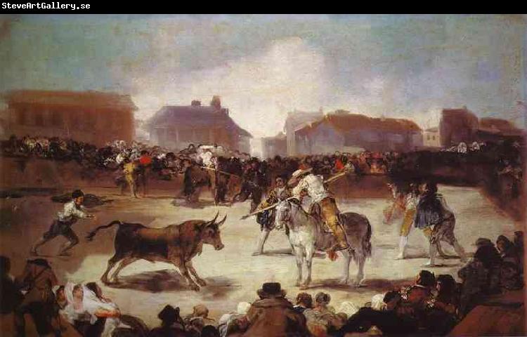 Francisco Jose de Goya A Village Bullfight